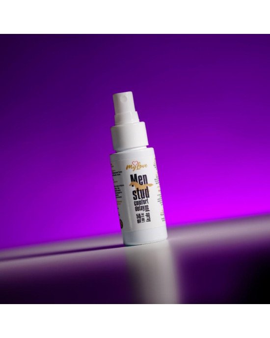 Пролонгуючий спрей-лубрикант для чоловіків - MyLove Men Stud Comfort Delay Med Spray, 50 мл Пролонгуючий спрей-лубрикант для чоловіків - MyLove Men Stud Comfort Delay Med Spray, 50 мл