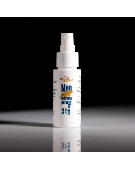Інтимний спрей-лубрикант для чоловіків - MyLove Man Extreme Potency Med Spray, 50 мл Інтимний спрей-лубрикант для чоловіків - MyLove Man Extreme Potency Med Spray, 50 мл