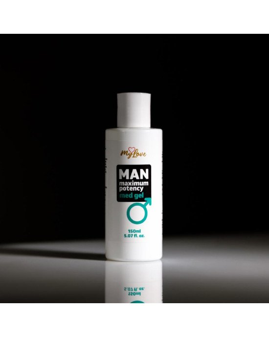 Інтимний гель-лубрикант для чоловіків - MyLove Man Maximum Potency Med Gel, 150 мл Інтимний гель-лубрикант для чоловіків - MyLove Man Maximum Potency Med Gel, 150 мл