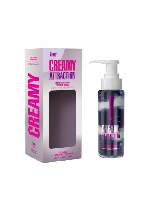 Крем-гель для тіла - Intt Creamy Attraction Blackberry, 100 мл Крем-гель для тіла - Intt Creamy Attraction Blackberry, 100 мл