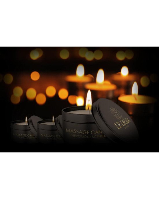 Масажна свічка - Le Desir Erotic Massage Candle Rose Scented, 100 г Масажна свічка - Le Desir Erotic Massage Candle Rose Scented, 100 г