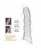 Подовжуюча насадка на член - Pretty Love Extension Penis Sleeve Clear, 28 см