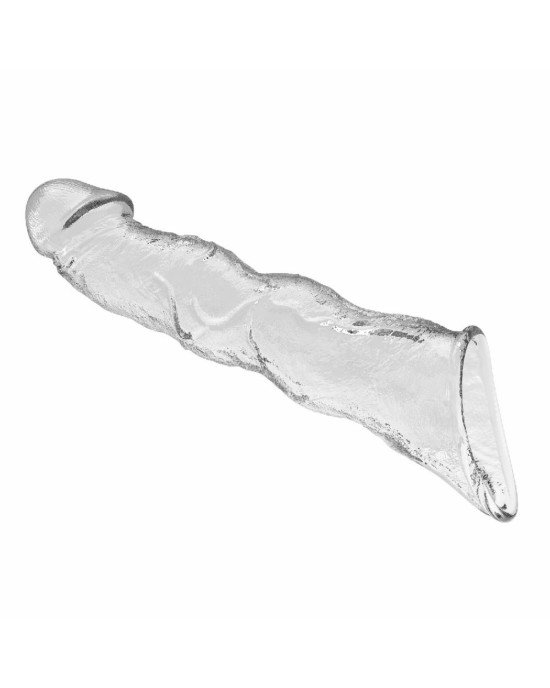 Подовжуюча насадка на член - Pretty Love Extension Penis Sleeve Clear, 28 см