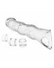 Подовжуюча насадка на член - Pretty Love Extension Penis Sleeve Clear, 28 см