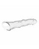 Подовжуюча насадка на член - Pretty Love Extension Penis Sleeve Clear, 28 см