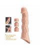Подовжуюча насадка на член - Pretty Love Extension Penis Sleeve Flesh, 28 см Подовжуюча насадка на член - Pretty Love Extension Penis Sleeve Flesh, 28 см