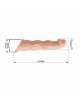Подовжуюча насадка на член - Pretty Love Extension Penis Sleeve Flesh, 28 см Подовжуюча насадка на член - Pretty Love Extension Penis Sleeve Flesh, 28 см
