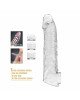 Подовжуюча насадка на член - Pretty Love Extension Penis Sleeve Clear, 26 см Подовжуюча насадка на член - Pretty Love Extension Penis Sleeve Clear, 26 см