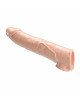 Подовжуюча насадка на член - Pretty Love Extension Penis Sleeve Flesh, 26 см Подовжуюча насадка на член - Pretty Love Extension Penis Sleeve Flesh, 26 см