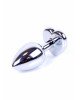 Анальна пробка - Jewellery Silver Heart Plug - Red Анальна пробка - Jewellery Silver Heart Plug - Red