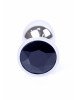 Анальна пробка - Jewellery Silver Plug - Black