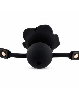 Кляп - Black Rose Ball Gag Кляп - Black Rose Ball Gag