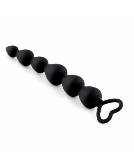 Анальний ланцюжок - Anal Beads Heart Black Анальний ланцюжок - Anal Beads Heart Black