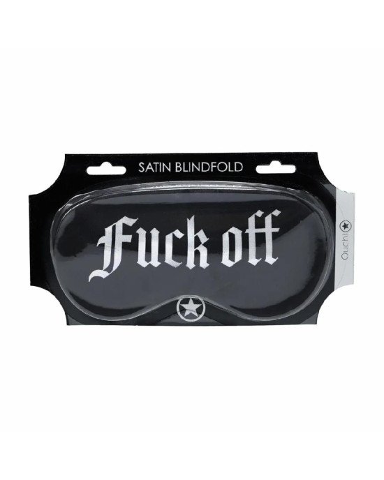 Маска на очі - Ouch! Satin Blindfold Fuck Off Black
