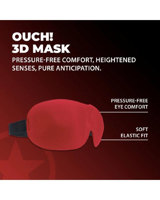 Маска на очі - Ouch! 3D Blindfold Red Маска на очі - Ouch! 3D Blindfold Red