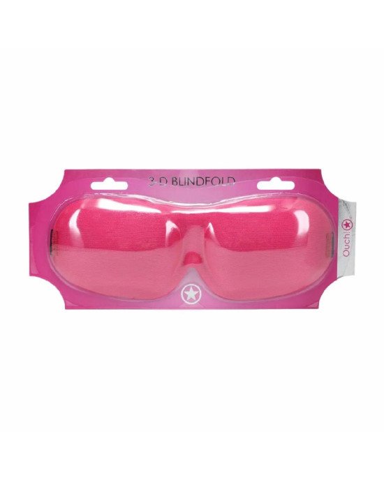 Маска на очі - Ouch! 3D Blindfold Pink Маска на очі - Ouch! 3D Blindfold Pink