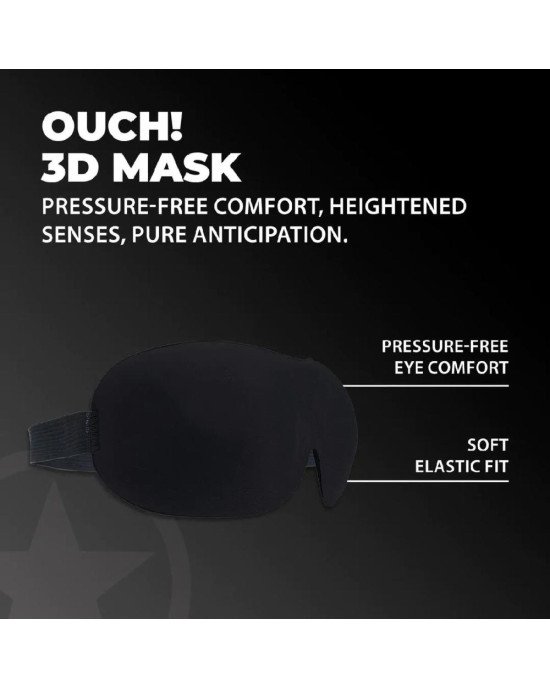 Маска на очі - Ouch! 3D Blindfold Black Маска на очі - Ouch! 3D Blindfold Black