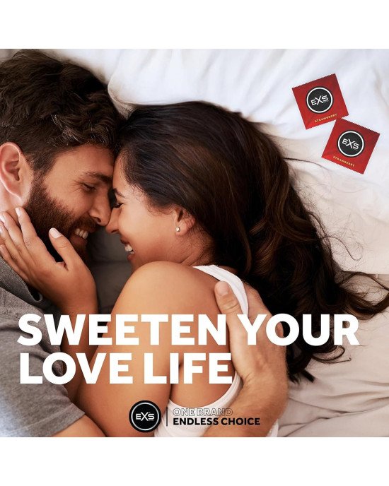 Презерватив - EXS Strawberry Flavour Condom, 1 шт. Презерватив - EXS Strawberry Flavour Condom, 1 шт.