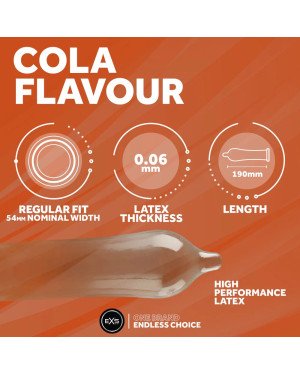 Презерватив - EXS Cola Flavour Condom, 1 шт.