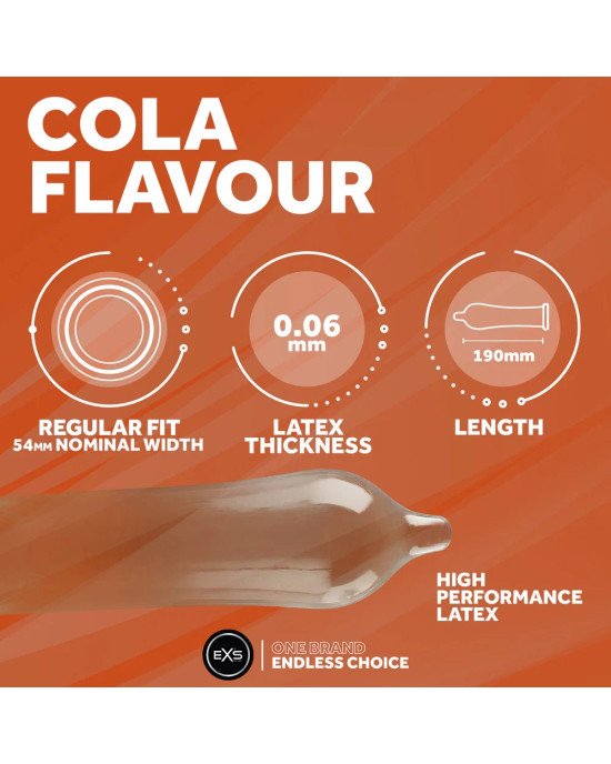 Презерватив - EXS Cola Flavour Condom, 1 шт. Презерватив - EXS Cola Flavour Condom, 1 шт.