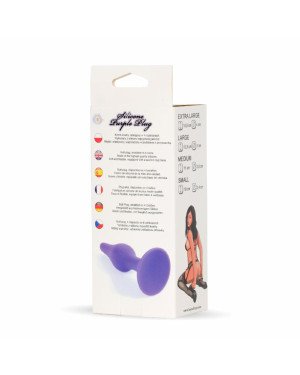 Анальна пробка - Silicone Plug Purple Small