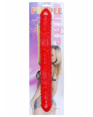 Двосторонній фалоімітатор - Flexible Double Dong Red Двосторонній фалоімітатор - Flexible Double Dong Red