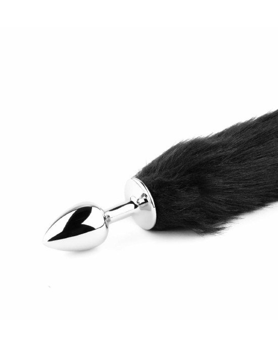 Анальна пробка - Fox Tail Black, XL Анальна пробка - Fox Tail Black, XL