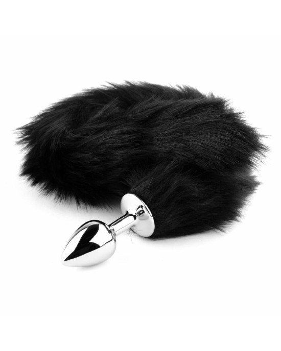 Анальна пробка - Fox Tail Black, XL Анальна пробка - Fox Tail Black, XL