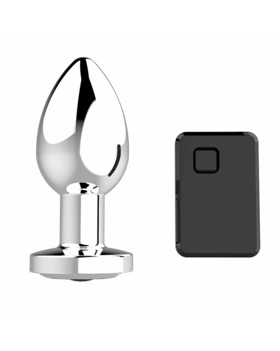 Анальна пробка - Rechargeable Butt Plug Vibrator Silver Анальна пробка - Rechargeable Butt Plug Vibrator Silver