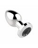 Анальна пробка - Rechargeable Butt Plug Vibrator Silver Анальна пробка - Rechargeable Butt Plug Vibrator Silver