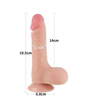Фалоімітатор - Sliding-Skin Dual Layer Dong 7.5 Фалоімітатор - Sliding-Skin Dual Layer Dong 7.5