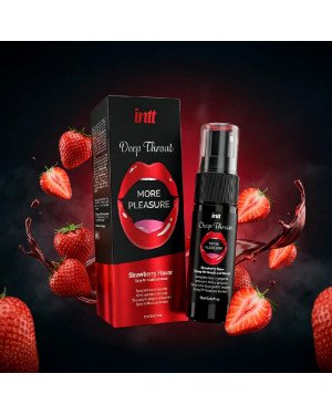 Спрей для глибокого горла - Intt Deep Throat Strawberry, 12 мл