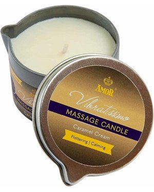 Масажна свічка - Vibratissimo Caramel Cream, 100 мл