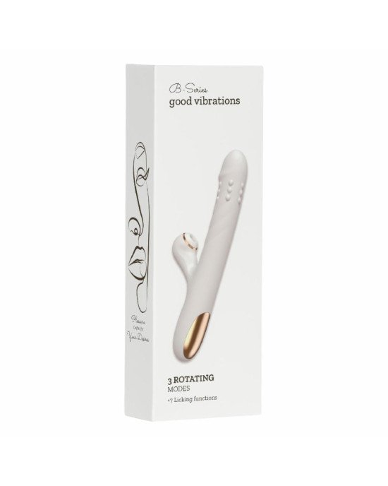 Вібратор - Silicone Vibrator 3 rotating, 7 licking functions Вібратор - Silicone Vibrator 3 rotating, 7 licking functions