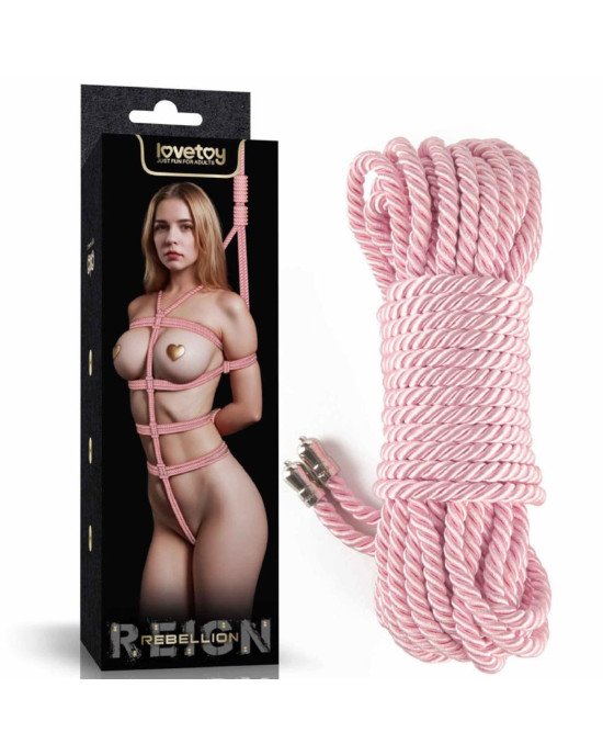 Мотузка - Rebellion Reign Rose Bondage Rope, 10 м Мотузка - Rebellion Reign Rose Bondage Rope, 10 м