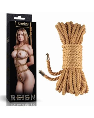 Мотузка - Rebellion Reign Natural Bondage Rope, 10 м