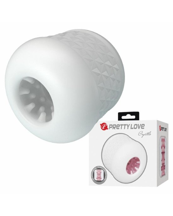 Мастурбатор - Pretty Love Masturbator Crystle White Мастурбатор - Pretty Love Masturbator Crystle White