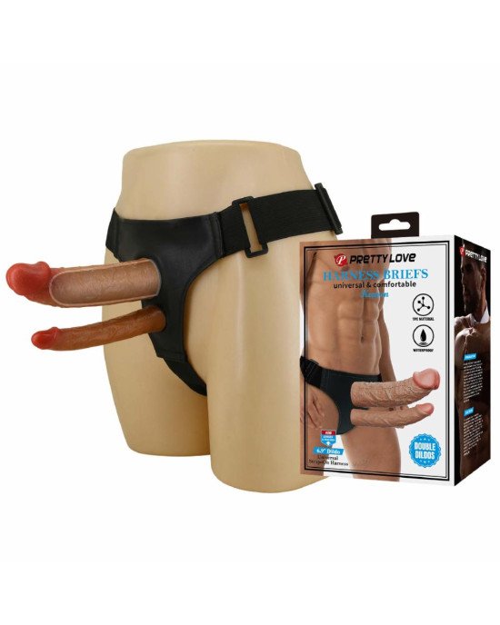 Страпон - Pretty Love Harness Briefs Strap on Kearen Страпон - Pretty Love Harness Briefs Strap on Kearen