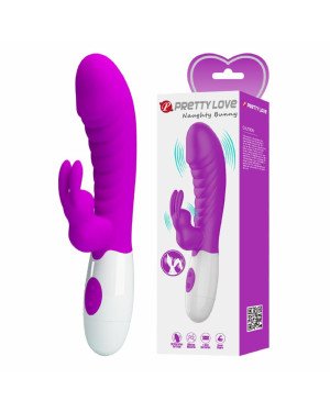 Вібратор - Pretty Love Naughty Bunny Vibrator Purple