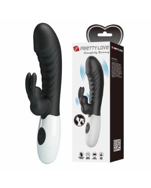 Вібратор - Pretty Love Naughty Bunny Vibrator Black