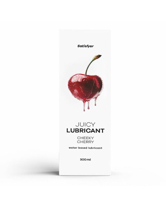 Лубрикант - Satisfyer Juicy Lubricant Cheeky Cherry, 300 мл Лубрикант - Satisfyer Juicy Lubricant Cheeky Cherry, 300 мл