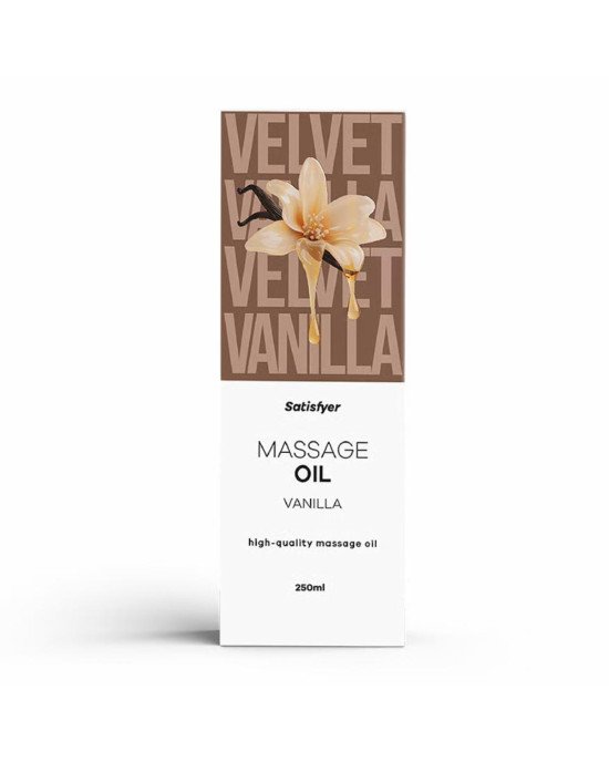 Масажна олійка - Satisfyer Massage Oil Vanilla, 250 мл Масажна олійка - Satisfyer Massage Oil Vanilla, 250 мл
