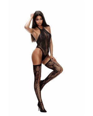 Бодістокінг - Bodystocking 6090, Black, S/L
