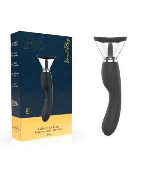 Вібратор - Erospace Sweet Play Clitoral Licking Tongue And Vibrator 2in1 A6