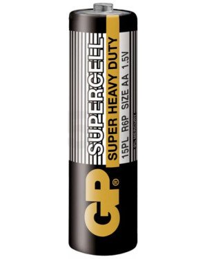 Батарейка - GP Supercell 15PL-S2, R6, АА, 1.5V, 1 шт. Батарейка - GP Supercell 15PL-S2, R6, АА, 1.5V, 1 шт.