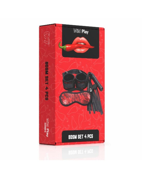 Набір БДСМ - Erospace Wild Play BDSM Set 4 pcs C7 Набір БДСМ - Erospace Wild Play BDSM Set 4 pcs C7