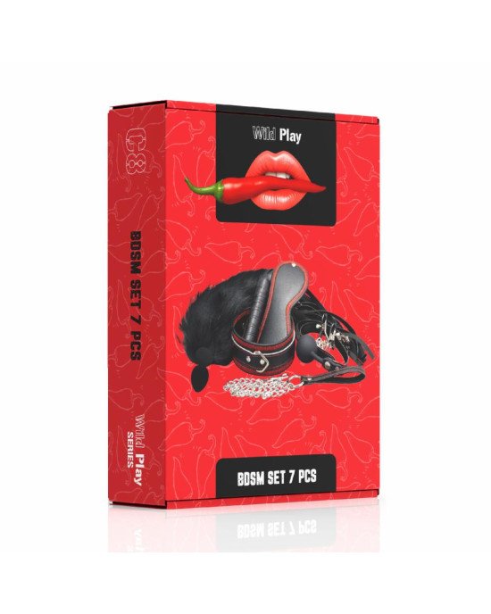 Набір БДСМ - Erospace Wild Play BDSM Set 7 pcs C8 Набір БДСМ - Erospace Wild Play BDSM Set 7 pcs C8