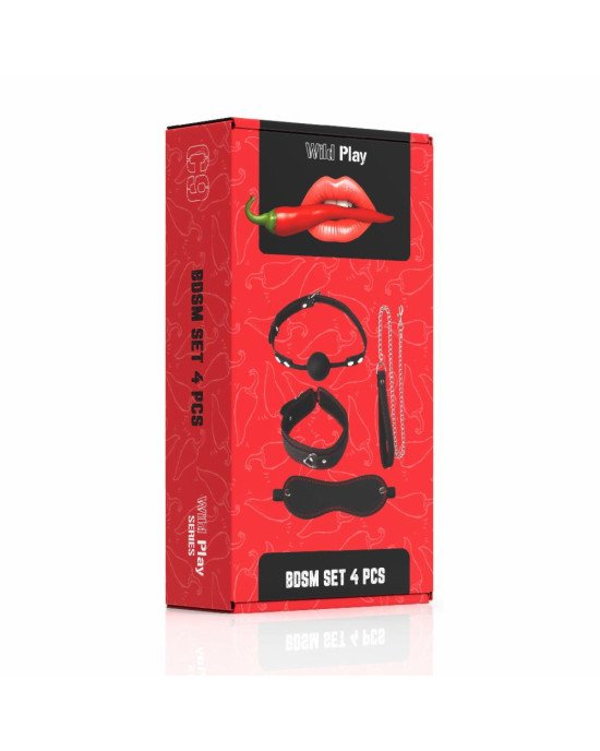 Набір БДСМ - Erospace Wild Play BDSM Set 4 pcs C9