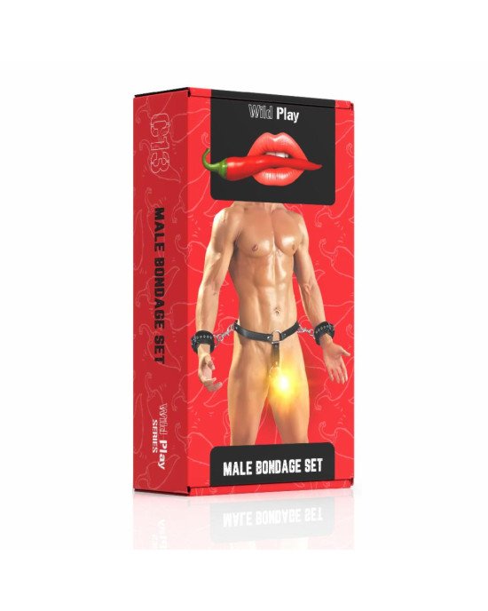 Набір БДСМ - Erospace Wild Play Male Bondage Set C13 Набір БДСМ - Erospace Wild Play Male Bondage Set C13