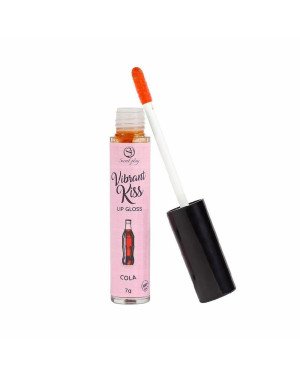 Блиск для губ з ефектом вібрації - Secret Play Coke Lip Gloss Vibrant Kiss